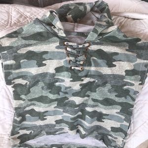 Camo top from justice